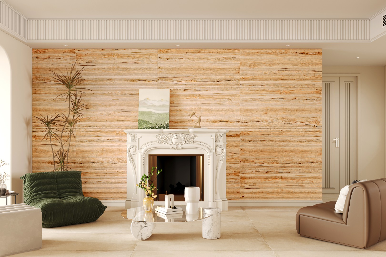 Fluted Hackberry Natural