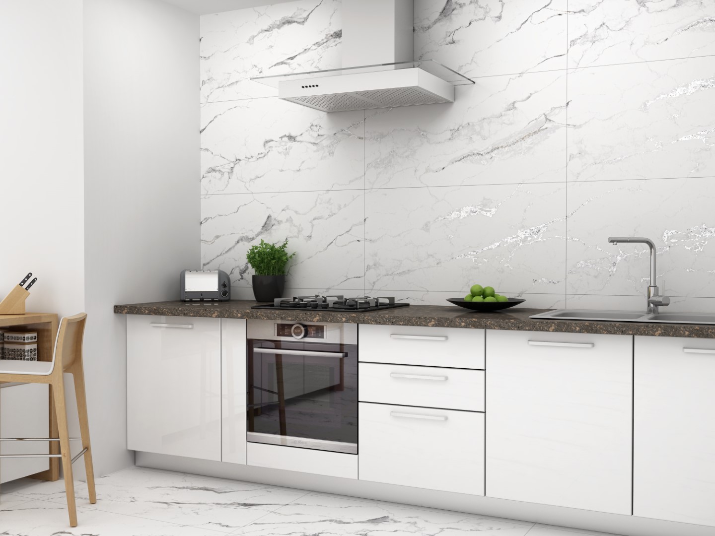 Carvo Calacatta Amron White